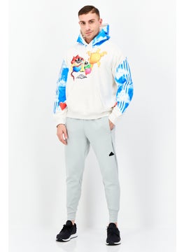 adidas Originals Men Graphic Print Long Sleeve Hoodie, Multicolor  - Image 4