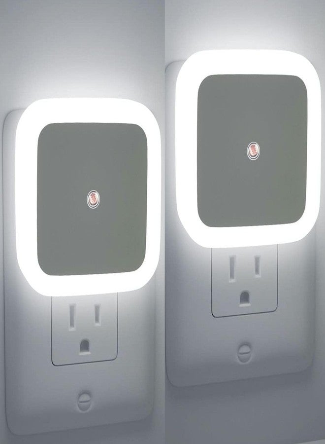 Desidiya Light Lamp Pack of 2 Sensor Light for Bedroom Bed Side Home|Smart Automatic Onoff Dim Led Lights Energy Saving 0.5W Lamp Stairs Kitchen Bathroom - Polycarbonate, White - Image 1
