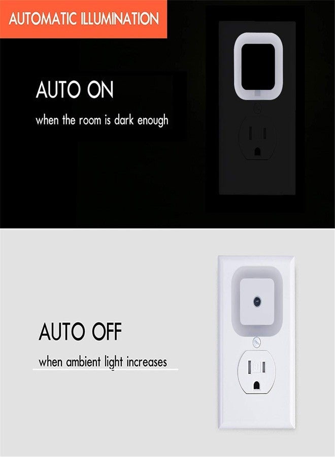 Desidiya Light Lamp Pack of 2 Sensor Light for Bedroom Bed Side Home|Smart Automatic Onoff Dim Led Lights Energy Saving 0.5W Lamp Stairs Kitchen Bathroom - Polycarbonate, White - Image 4
