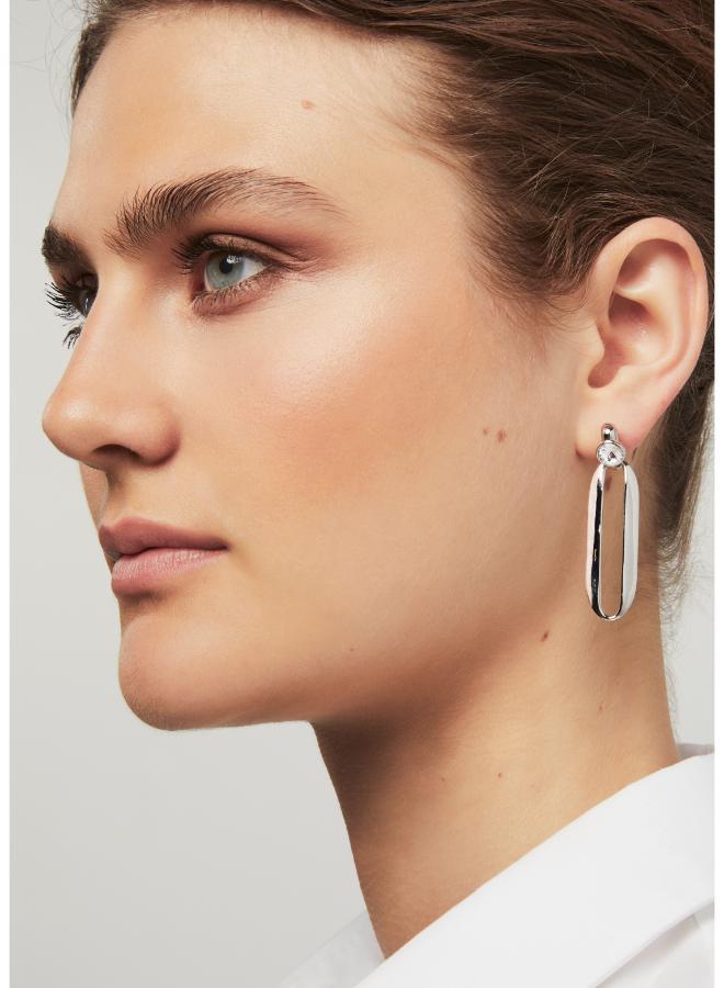 كارين ميلين قرط بيضاوي مرصع بالكريستال - Image 5