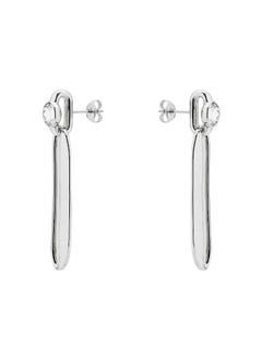 Karen Millen Crystal Ellipse Drop Earring  - Image 2