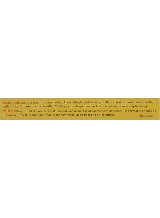 Habro Hobro Goodbye Rats Baited Glue Traps for Rats & Mice – Pack of 2 | Non-Toxic, Odorless & Extra Strong Adhesive – Eco-Friendly Rodent Control Boards - Image 2