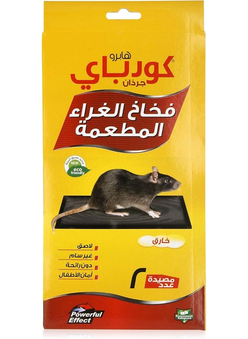 Habro Hobro Goodbye Rats Baited Glue Traps for Rats & Mice – Pack of 2 | Non-Toxic, Odorless & Extra Strong Adhesive – Eco-Friendly Rodent Control Boards - Image 3
