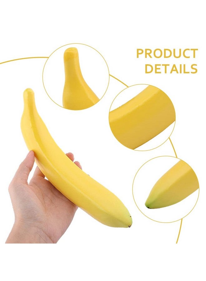 HONUTIGE Artificial Fake Fruit Lifelike Plastic Artificial Fake Fruit Home Decoration Craft Also Great For Market Decor Party Decor Pillars Hanging Roof Decor Etc. (Single Banana) - Image 4