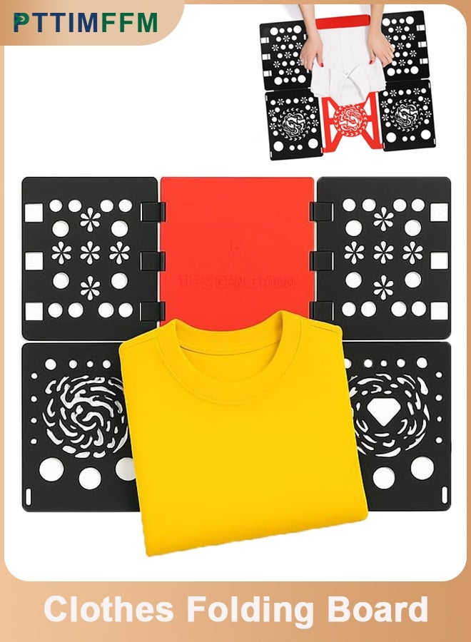 PTTIMFFM Shirt Folder Board & Organizer set 5ea T Shirts Clothes Folder Durable Plastic Laundry folders Folding Boards - Image 1