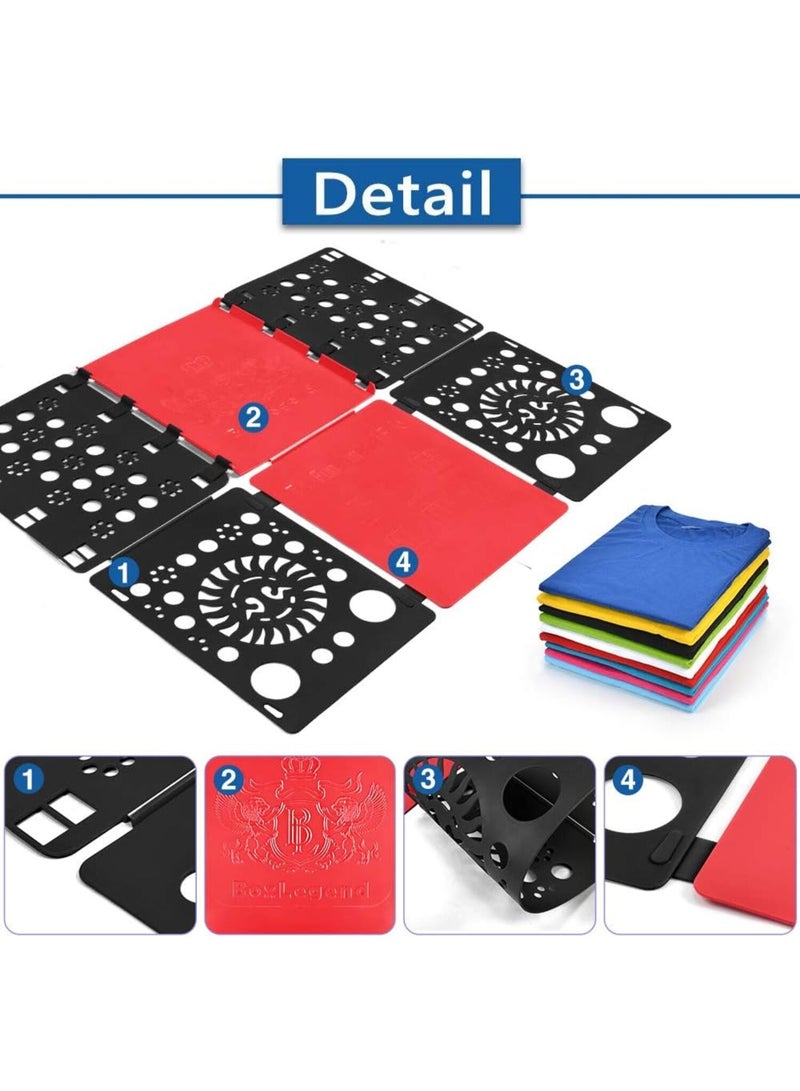 PTTIMFFM Shirt Folder Board & Organizer set 5ea T Shirts Clothes Folder Durable Plastic Laundry folders Folding Boards - Image 3