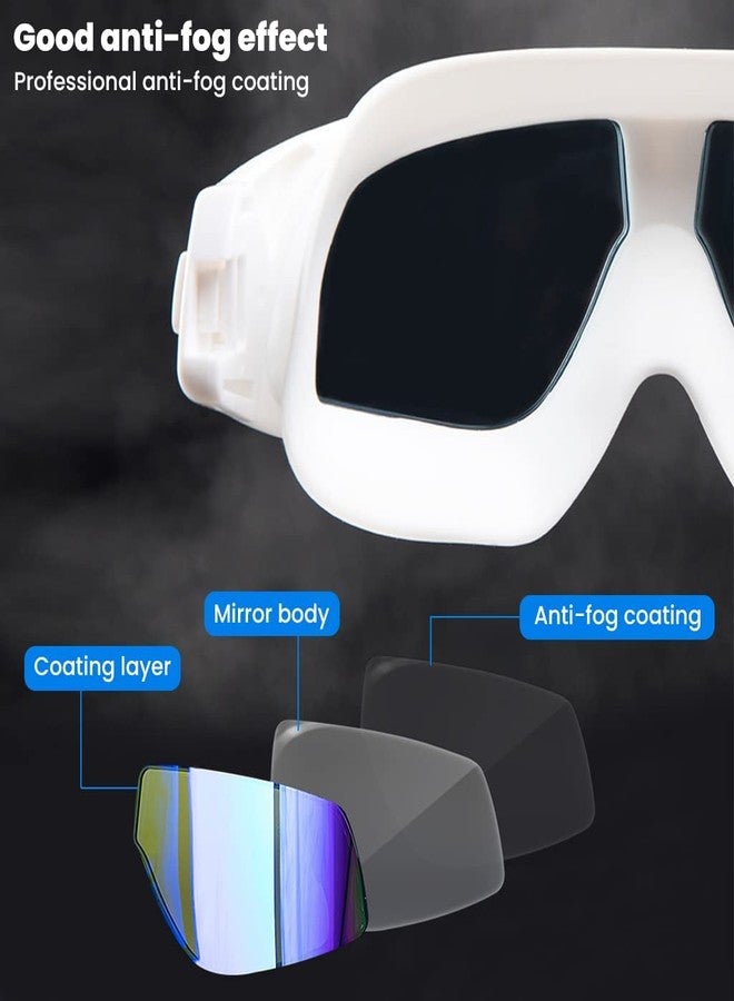 proxin Polycarbonate, Silicone Swim Goggles, Swimming Goggles No Leaking Anti Fog UV Protection Crystal Clear Vision Triathlon Swim Goggles with Free Protection Case for Adult Men Women Youth Teens - Image 3