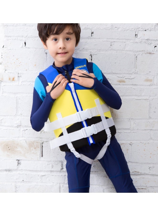 هيسا سترة سباحة للأطفال الصغار، سترات سباحة للأطفال، سترة سباحة للأطفال بمقاسات مختلفة، سترة سباحة للأطفال مزودة بحزام أمان قابل للتعديل - Image 3