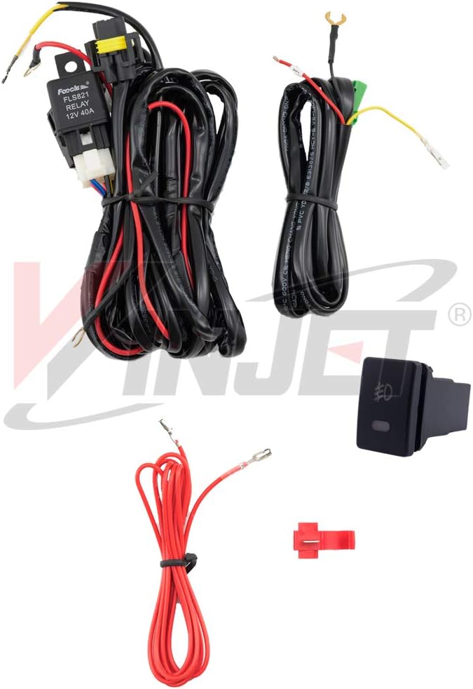 Winjet Fog Lights Kit for 2018-2020 Subaru WRX with Switch and Wiring - Image 5