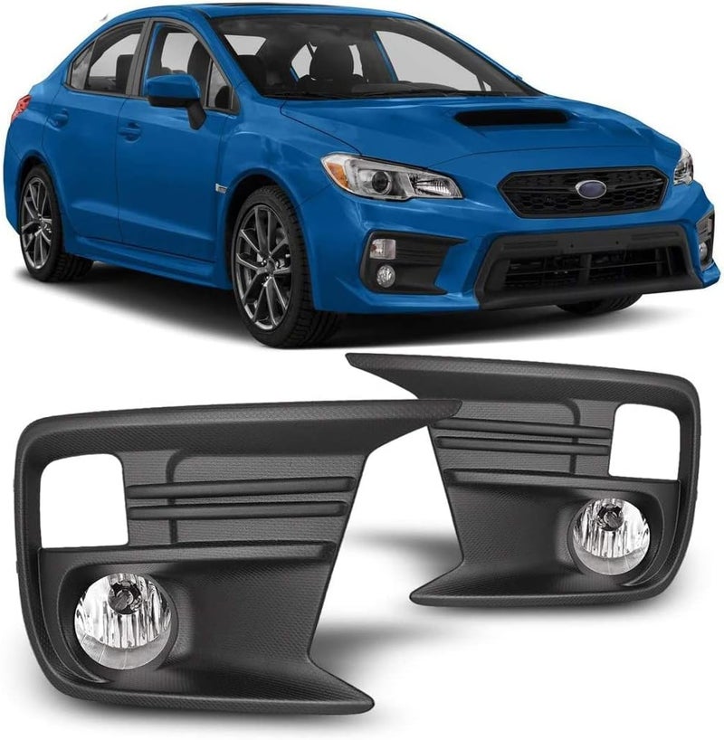 Winjet Fog Lights Kit for 2018-2020 Subaru WRX with Switch and Wiring - Image 1