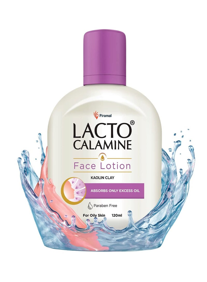 Lacto Calamine Face Lotion Kaolin Clay 120 ml - Image 1