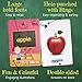 Star Right Flash Cards Set of 4 Numbers Alphabets First Words Colors Shapes Value Pack Flash Cards with Rings for Pre K K - Image 3