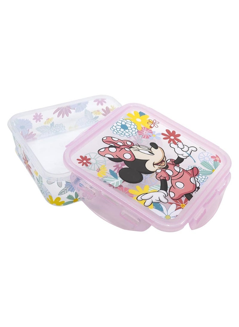 STOR STOR Square Hermetic Food Container 750ml, Minnie Mouse Spring Look  - Image 2