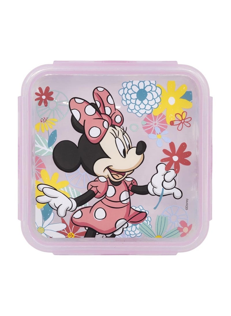 STOR STOR Square Hermetic Food Container 750ml, Minnie Mouse Spring Look  - Image 3