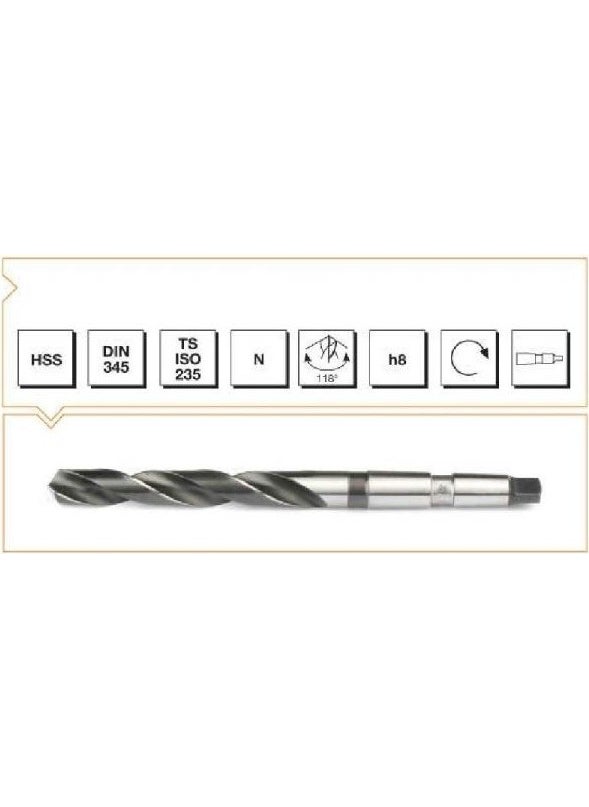 MTE 17.5 Mm Hss DIN345 Conical Drill Bit 