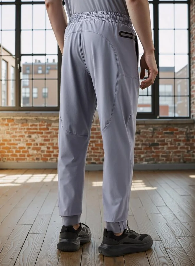 Splash Active  Regular Fit Track Pants with Elasticated Waistband for Men | Best Price UAE