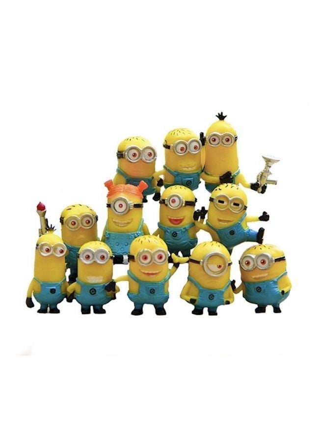 نيبمينينت 12-Piece Minions Action Figure Set - Image 1