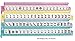 HNDTEK Acrylic Mahjong Mah Jongg Rack and Pusher Combo Mah Jong Combo Racks Multi Color Set of 4 - Image 4