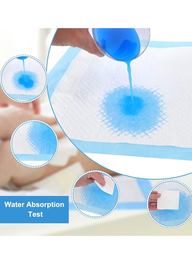 Baby Disposable Changing Pad, 40/80/120 Count Thicken and High Absorb Incontinence Changing Pad with Breathable, Waterproof, Soft Non-Woven Fabric