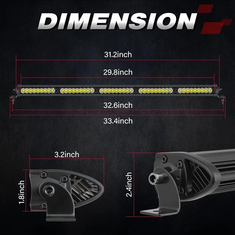 OFFROADTOWN 30 Inch LED Light Bar - Image 2