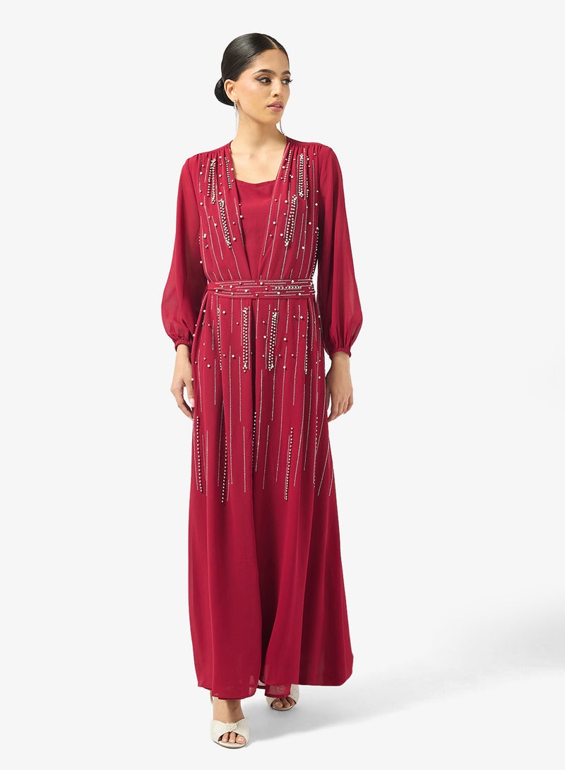 خزانة عبايات بتفاصيل مطرزة - Image 4