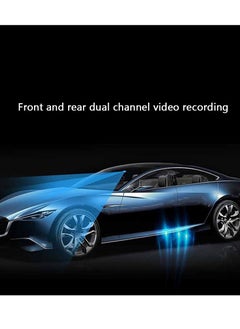 Generic Dual Lens Car Video Recorder Auto Dash Cam Car Camera Recorder Night Viewing Loop Recording DVR 170 Degree Wide Angle  Front+rear Car Camera Record  - Image 4