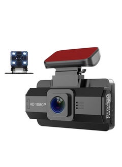 Generic Dual Lens Car Video Recorder Auto Dash Cam Car Camera Recorder Night Viewing Loop Recording DVR 170 Degree Wide Angle  Front+rear Car Camera Record  - Image 1