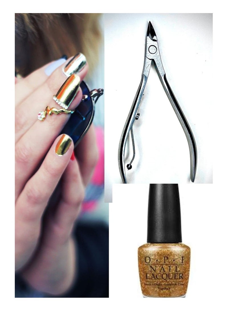 Cuticle Full Nippers Professional Non Corrosive Carbon Stee Cuticle Cutter Cuticle Remover Pedicure Manicure Tools for Fingernails and Toenails - Image 4