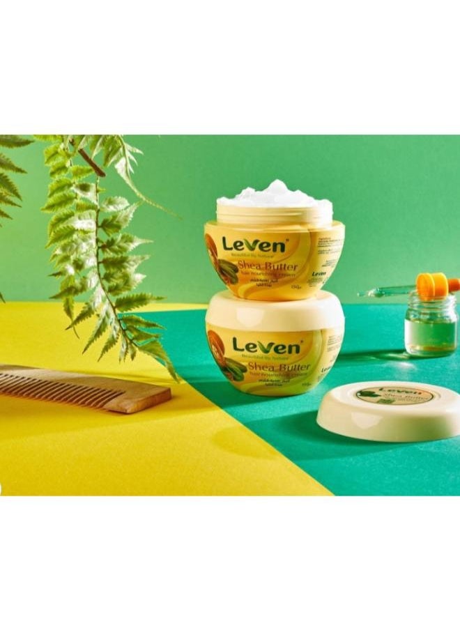 LEAVEN Shea butter hair nourishing cream 150 grams  - Image 4