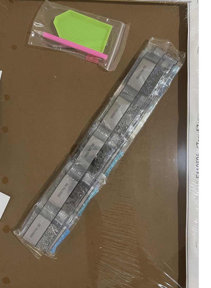 STRATEG DIY 5D Round Diamond Painting Multicolor - Image 3