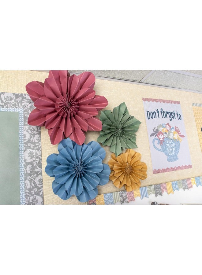 Teacher Created Resources Cottage Charm Paper Flowers Premade Decorations For Party Photo Backdrops, Classrooms Walls, Showers And Birthday Celebrations (Tcr8353) - Image 4