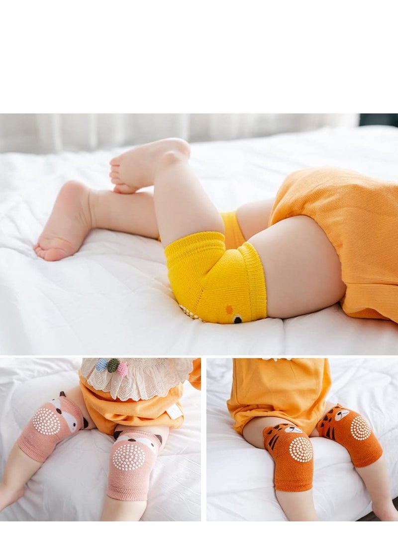 5 Pairs of Baby Knee Pads for Toddlers - Anti-Slip Crawling Protectors, Elastic Leg Warmers and Elbow Pads for Kids - Image 3