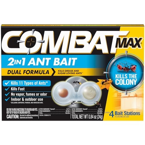 Combat Max 2 in 1 Ant Bait Station, 4 Count - Image 1