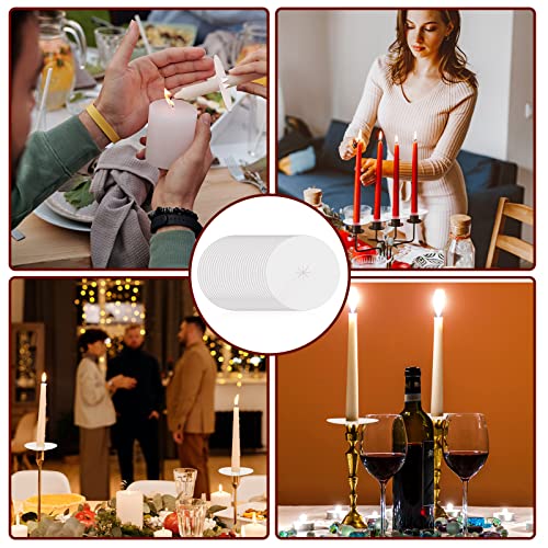 Perthlin 150 Pack Church Candle Drip Protectors Not Include Candles, Candlelight Service Kit Heavy Duty Holders for Candlelight Vigil Church Service, Devotional, Christmas Eve - Image 5