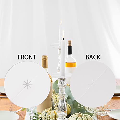 Perthlin 150 Pack Church Candle Drip Protectors Not Include Candles, Candlelight Service Kit Heavy Duty Holders for Candlelight Vigil Church Service, Devotional, Christmas Eve - Image 4