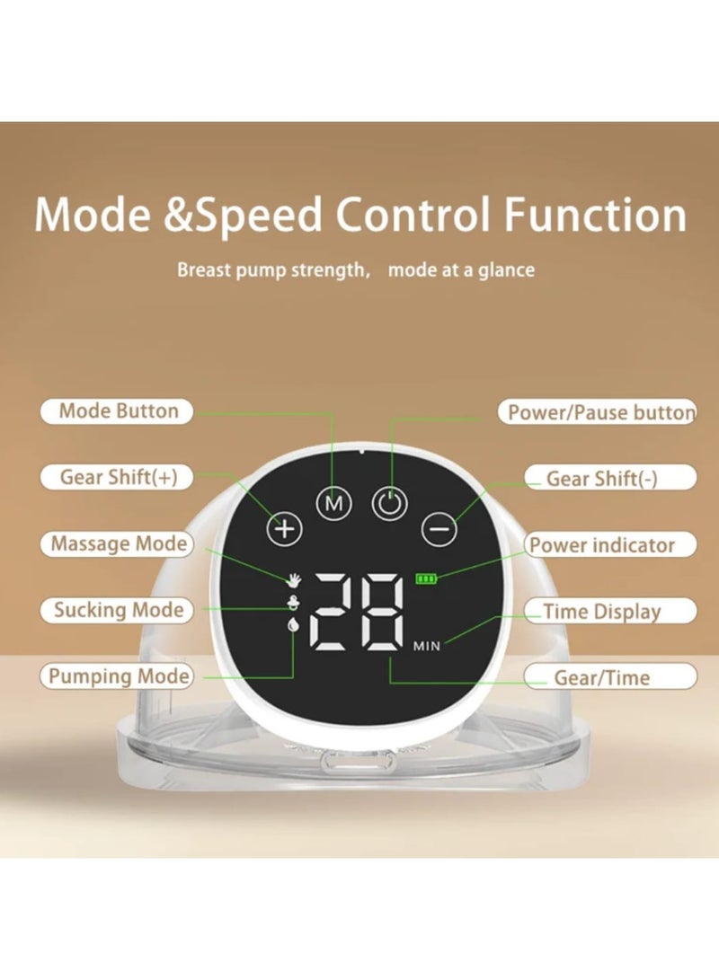 مضخة ثدي يمكن ارتداؤها- ثلاث نظام تشغيل- تسعة مستويات  - إثنين مصغر فانج هدية - Image 5