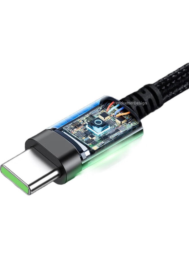 Win Potential Yingqian Mechanical Keyboard Cable, Data Cable, Universal For Dali, Youlang, Aishitou, Acer, Ablin, Razer, Logitech, Wireless Mouse Charging Cable, Type-C Port, 2 Meters - Image 2