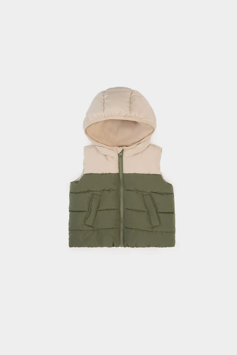 DeFacto Baby Boy Waterproof Fleece Lined Vest