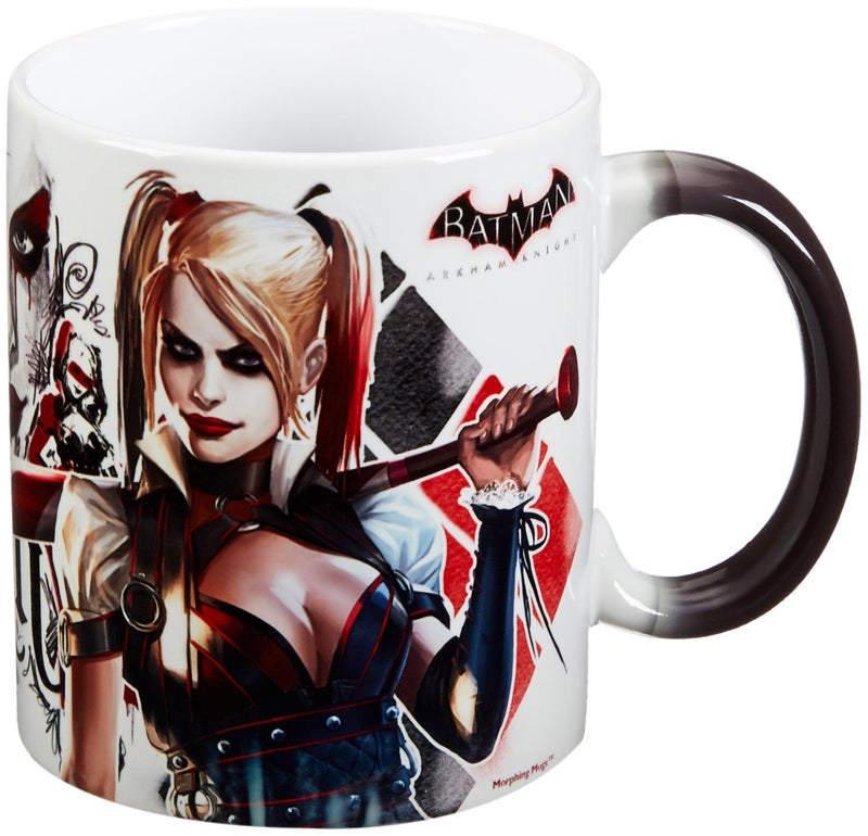 Morphing Mugs Batman Arkham Knight Harley Quinn Ceramic Mug Black