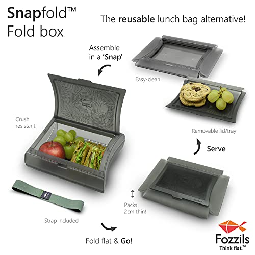Fozzils Snapfold Fold Box Light Grey/Grey - Image 2