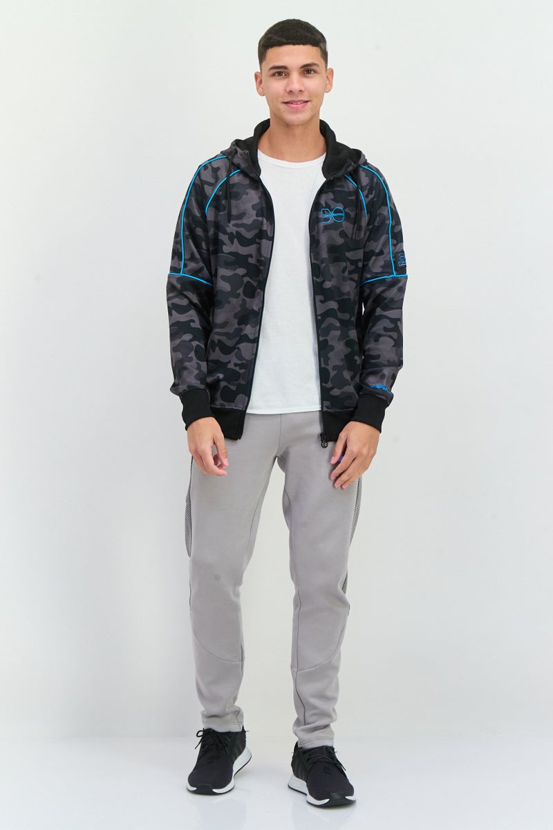 CROSSHATCH Men Camouflage Hooded Jackets, Multicolor - Image 4