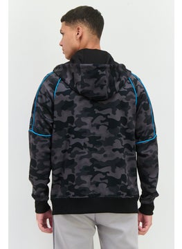 CROSSHATCH Men Camouflage Hooded Jackets, Back Combo  - Image 3