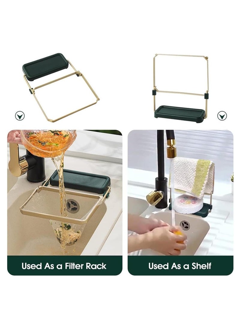 Relex Kitchen Sink Strainer Mesh Bag, 200 PCS Disposable Sink Filter Mesh Bag with Metal Holder, Kitchen Sink Strainer for Kitchen Waste Leftover and Leftovers Residue (White) - Image 4