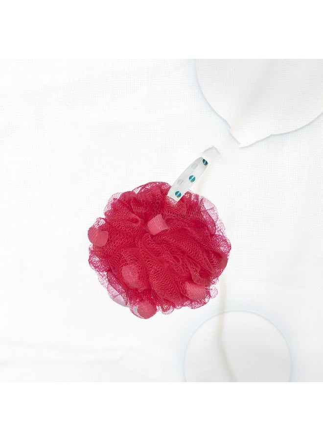 Balmy Strawberry Bath Sponge with soap pebbles 67gm  | Soft Cleansing Sponge with Refreshing Strawberry Fragrance - Image 2
