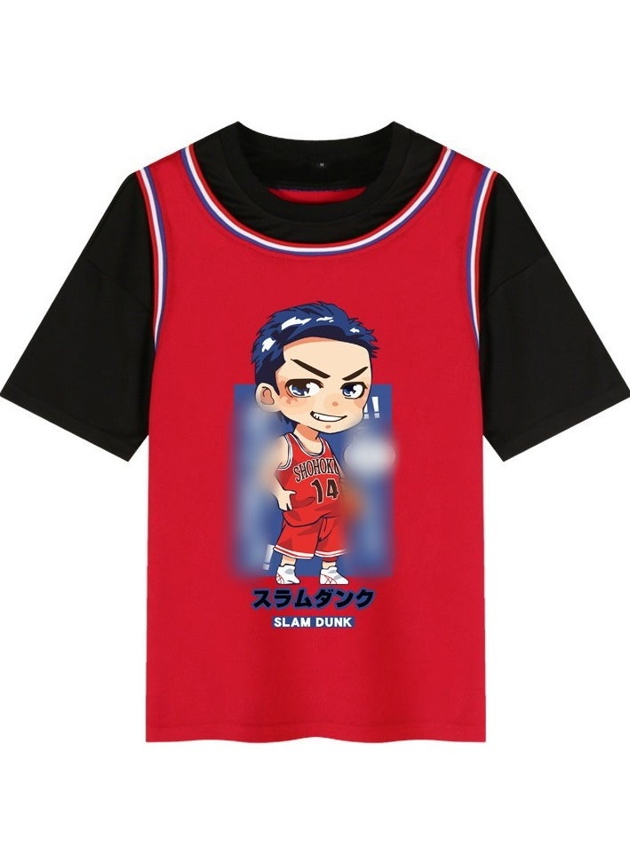 KUYING New Slam Dunk Casual Loose Short Sleeve  - Image 1