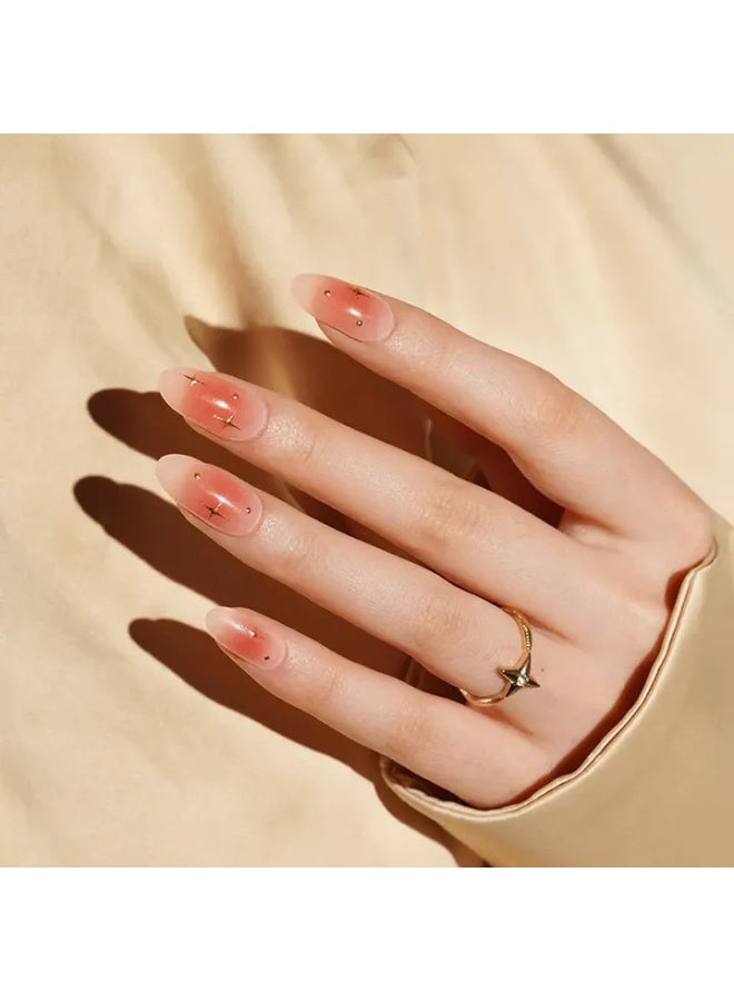 Semi-Cured Gel Nail Wraps – Salon Quality Manicure – 20 Strips + File + Wooden Stick – Easy Apply & Remove - Image 4