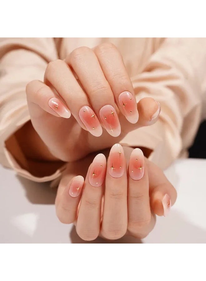 Semi-Cured Gel Nail Wraps – Salon Quality Manicure – 20 Strips + File + Wooden Stick – Easy Apply & Remove - Image 1