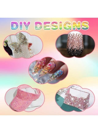 New resin jelly rhinestones, suitable for Bedazzling sets, 30,000 pieces of 28 colors 3mm multi-color flat-back gemstones, with 3 pieces of B700 jewelry glue, Bedazzler nail sets, shoes, clothing, books, crafts, diamond art - view 2