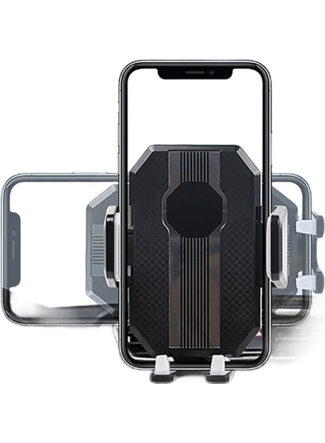 Ornaments Huashi Car Phone Holder, Suction Cup Mount For In-Car Navigation, Fixed Support Bracket For Trucks, Anti-Shake Mount For Excavators - Image 1