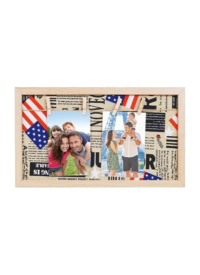 Story at Home Story at Home Vintage England Flag Photo Frame, 20 x 35 x 2 cm, PM1404  - Image 1